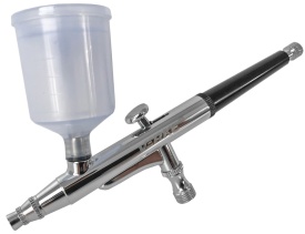 Aerograf de precizie VERKE PREMIUM LINE AB-131, pistol pneumatic pentru vopsire fină, retuș, modelism și detalii - Img 3