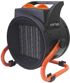 Aerotermă electrică KraftDele KD11727, 2500 W, 230 V, cu termostat și ventilator, pentru încălzire rapidă în garaj, atelier sau depozit