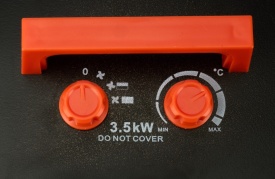 Aerotermă electrică KraftDele KD11991, 3500W, cu termostat, 3 trepte de putere și protecție la supraîncălzire - Img 12