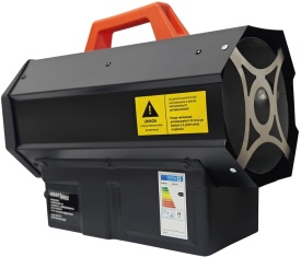 Aerotermă pe gaz LPG 25 kW cu termostat automat, furtun și reductor KraftDele KD11731 pentru ateliere, garaje și hale - Img 3