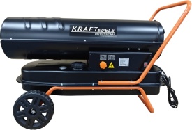 Aerotermă pe motorină KraftDele KD11711, 35 kW, cu termostat și afișaj digital, pentru încălzirea spațiilor mari - Img 3