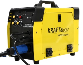 Aparat de sudură invertor KraftDele KD1836 MIG/MMA 250A, tehnologie IGBT, compact pentru atelier și lucrări în teren