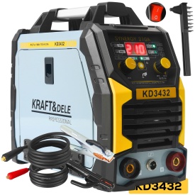 Aparat de sudură invertor KraftDele KD3432 MIG Flux, MMA și Tig Lift, 210A, cu funcții SYN MIG și FLUX - Img 3