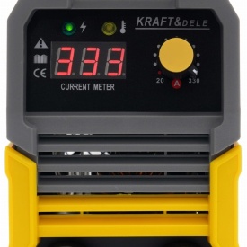 Aparat de sudură invertor MMA KraftDele KD1826, tehnologie IGBT, afișaj LCD, 20-330A, pentru electrozi 1,6-4 mm - Img 5