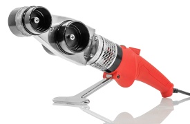Aparat de sudură pentru țevi PPR/PVC 1500W MaxRom, set complet cu bacuri 20-63 mm, valiză și accesorii pentru instalații - Img 3