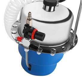 Aparat pneumatic pentru aerisirea și schimbarea lichidului de frână KraftDele KD5934 – Rezervor 5L, Furtun 5.2m, Operare de o singură persoană - Img 3