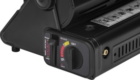 Aragaz și încălzitor turistic pe gaz 2 în 1 KraftDele KD11743, aprindere piezo, 1,8 kW, compact pentru camping și deplasări - Img 5