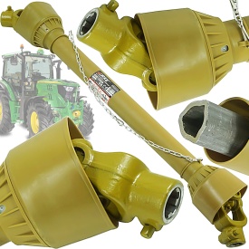 Arbore cardanic PTO telescopic triunghiular 110-150 cm, 450 Nm, pentru transmisia puterii între tractor și utilaj, MaxRom V65013