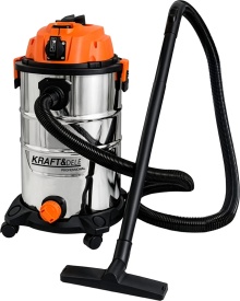 Aspirator umed-uscat KraftDele KD5175, 30L, 1600W, cu funcție de suflare și curățare filtru