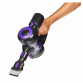 Aspirator vertical fără fir KraftDele KD471, recipient 0,8 L, 2 trepte de putere, perie electrică cu LED și accesorii - Img 9
