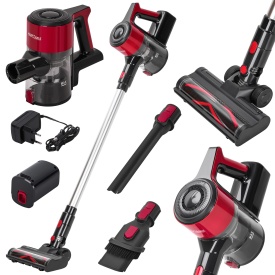 Aspirator vertical fără fir KraftDele KD5167, acumulator 25,2V 2500mAh, filtru HEPA lavabil, perie electrică cu LED - Img 2