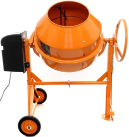 Betonieră electrică KraftDele KD491, 180L, 1250W, 230V, cu cuvă din oțel și coroană din fontă pentru lucrări de construcții - Img 3