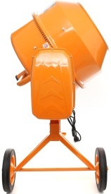 Betonieră electrică KraftDele KD494, 260 L, 1400 W, 230 V, cu roți de transport și roată de înclinare - Img 2