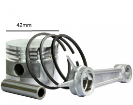 Biela si piston 42mm pentru compresor de aer nr.1293 – Kraft&Dele