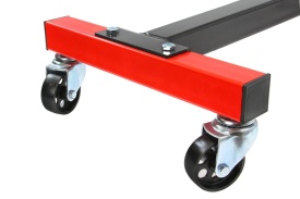 Cărucior montaj motor Mar-Pol 450 kg 1000 lbs, cu suport rotativ reglabil și roți pentru atelier auto - Img 8