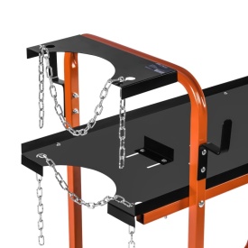 Cărucior universal pentru sudură KraftDele KD372, suport aparat de sudură și butelie, capacitate 70 kg - Img 5