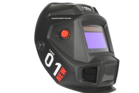 Cască de sudură automată Mar-Pol F2 Quick Glass M79390 cu filtru autoîntunecare, 4 senzori, lampă și ventilator - Img 3