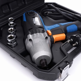 Cheie de impact electrică KraftDele KD1796 1/2 inch, 2200W, 700 Nm, cu valiză și set de tubulare - Img 3