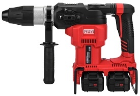 Ciocan rotopercutor cu acumulator KraftDele KD3192, 42V, 10J, motor fără perii, 2 x 4Ah, SDS-PLUS, 3 moduri de lucru - Img 4