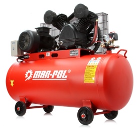 Compresor 200L V2 MAR-POL M88420 – debit 600 l/min, 4kW, 10 bar, trifazic 400V, compresor profesional cu răcire avansată