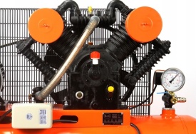 Compresor aer 350L 7.5kW MAR-POL BJC B88035 – pompă 4 pistoane, 12 bar, debit 1150 L/min - Img 2
