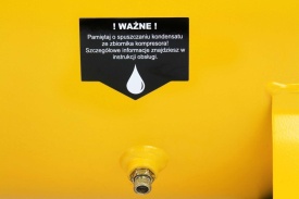 Compresor aer Mar-Pol Huragan 50L, 2,2 kW, 230V, 8 bar, 216 l/min, cu reductor și două manometre - Img 5