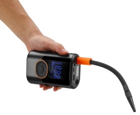 Compresor Auto cu Acumulator 5000mAh 10 BAR LCD + Powerbank USB-C – Portabil & Inteligent | KraftDele KD5500 - Img 9