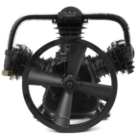 Compresor cu pompă de aer tricilindrică Mar-Pol W3065, ungere cu ulei, 360 l/min, 10 bar, pentru rezervor 150-200 L - Img 3