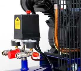 Compresor de aer cu ulei KraftDele 100L, 3,4 kW, 400V, 8 bar, 580 L/min, model KD4055 pentru atelier și aplicații profesionale - Img 9