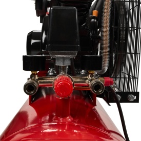 Compresor de aer cu ulei KraftDele KD406, 150L, 5,2 CP, 400V, 2 pistoane, transmisie pe curea - Img 7