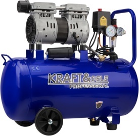 Compresor de aer fără ulei KraftDele KD4048, rezervor 50L, 1500W, debit până la 290 l/min, 8 bar, pentru atelier și garaj - Img 4