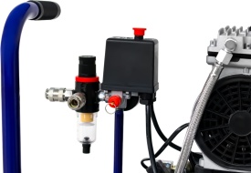 Compresor de aer fără ulei KraftDele KD4053, rezervor 100L, 3000W, debit maxim 582 L/min, 8 bar - Img 9