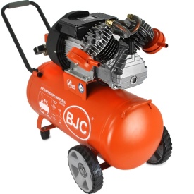 Compresor de aer Mar-Pol BJC JN-30V 50L, 3 CP, 2 pistoane, presiune maximă 10 bar, cu roți și manometre - Img 8