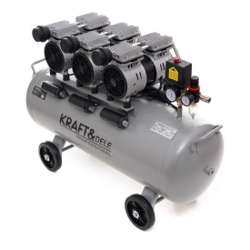 Compresor de aer pentru stomatologie ultra-silentios 8 bari 911l/min rezervor de 100L si o putere de 4500W – Kraft&Dele