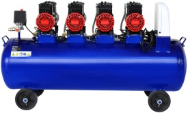 Compresor Fără Ulei 120L 7kW 4 Pistoane 8 Bar – Industrial, Debit Mare 910L/min | KraftDele KD4095 - Img 6
