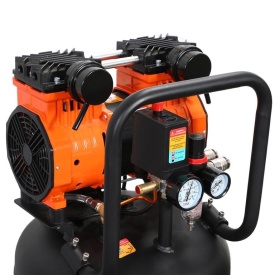 Compresor Fără Ulei 50L 2000W 2 Pistoane – Silențios 75dB pentru Atelier & Uz Profesional | KraftDele KD1388 - Img 7