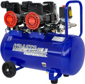 Compresor Fără Ulei 50L 3000W 475L/min – Putere Profesională pentru Atelier KRAFT&DELE KD4093 - Img 2