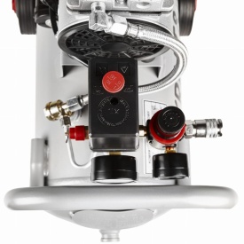 Compresor fără ulei KraftDele KD1395, 24L, 1200W, 8 bar, compresor aer pentru atelier, garaj și utilizări casnice - Img 10