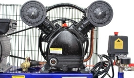 Compresor oleiat KraftDele 100L, 2 pistoane, 230V, 3.0 kW, 480 l/min, 8 bar, model KD4054 pentru atelier și aplicații pneumatice - Img 11