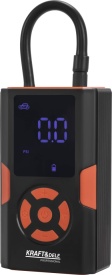 Compresor portabil cu acumulator KraftDele KD5534, 0,2-10,3 bar, afișaj LED, încărcare USB-C, pentru anvelope și accesorii