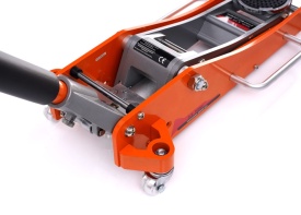 Cric hidraulic auto low profile KraftDele KD1376, 2,5T, ridicare 85-470 mm, cu roți și pedală de ridicare rapidă - Img 7