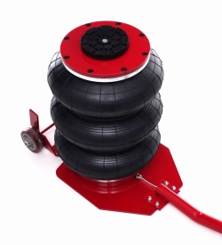 Cric hidraulic tip crocodil 3T KraftDele KD399, cu roți metalice și tampon din cauciuc, ridicare 150-400 mm - Img 5