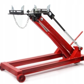 Cric hidraulic tip pardoseală pentru cutii de viteze 1000kg MAR-POL M80417 – profil scăzut, capacitate 1T, suport reglabil 95° - Img 5