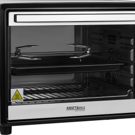 Cuptor electric de bucătărie KraftDele KD4134, 45L, 2000W, cu funcție rotisor, convecție 360° și accesorii incluse - Img 2
