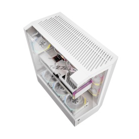 DarkFlash Computer Case DY460 White with 4 ARGB fans - Img 8
