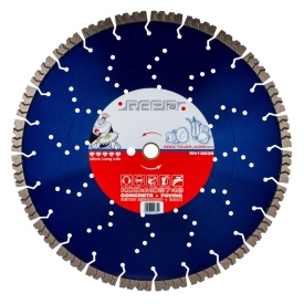 Disc diamantat Mar-Pol Rapid Ultra Long Life 400 mm, segment 15 mm, alezaj 20 / 25,4 mm, pentru beton, cărămidă și pavaj