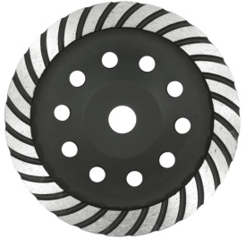 Disc diamantat turbo VERKE 180 mm pentru șlefuirea betonului, pietrei, cărămizii și suprafețelor dure - Img 10