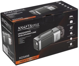 Dispozitiv multifuncțional auto KraftDele KD5498 cu aspirator, jump starter, pompă, suflantă, lanternă LED și powerbank - Img 10