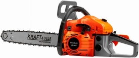 Drujbă pe benzină KraftDele KD10613, 5,9 CP, cu lame de 16 și 18 inch, set complet pentru tăiere lemn și lucrări intense - Img 5
