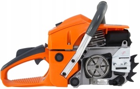 Drujbă pe benzină MaxRom CS58T, 3 CP, 55 cm³, lamă de tăiere 38 cm, pentru lemn de foc, arbori mici și lucrări gospodărești - Img 6